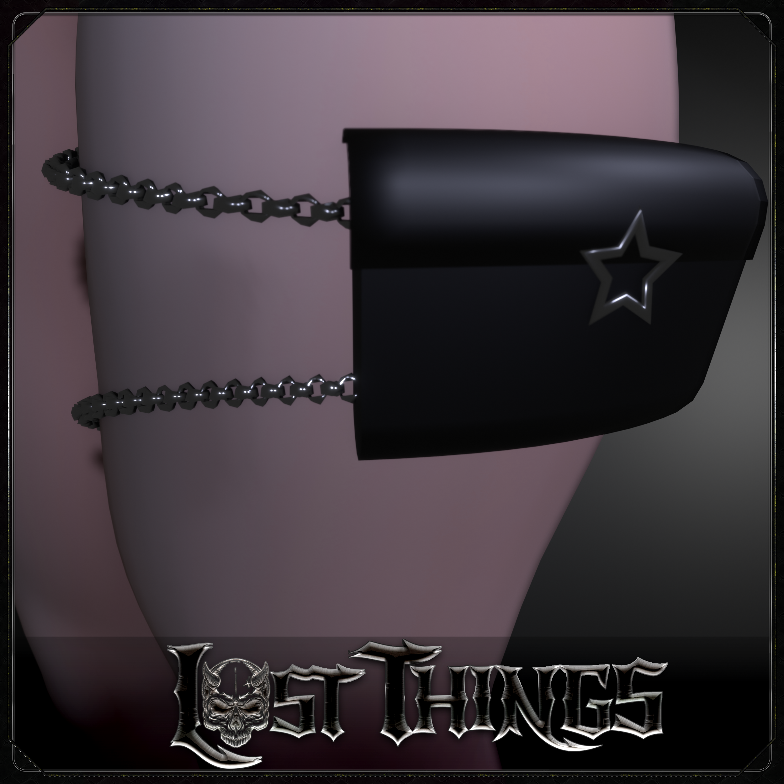 CHAIN THIGH BAG